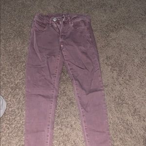 super cute light purple american eagle jeans
